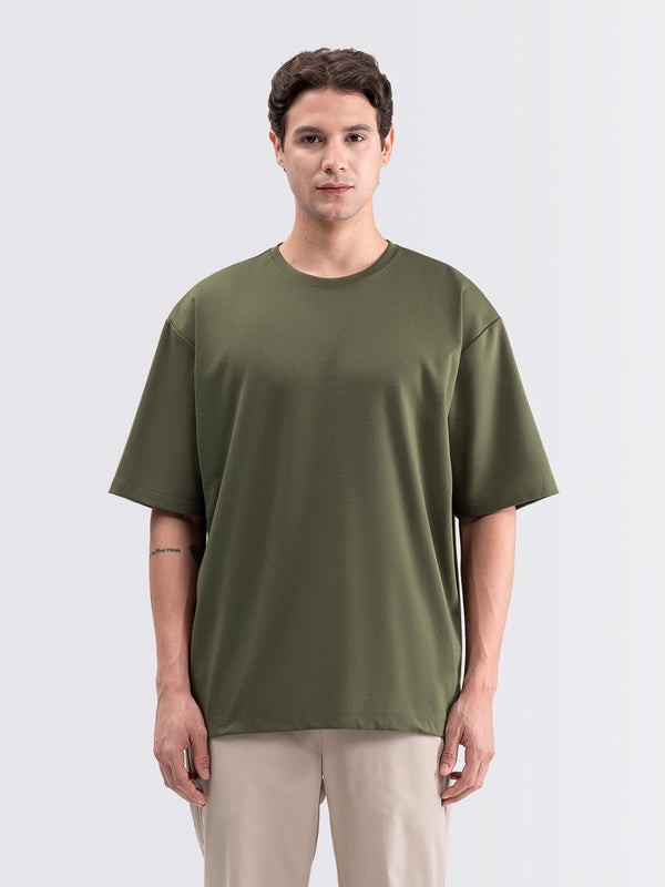 Boxy Ease Tee Olive