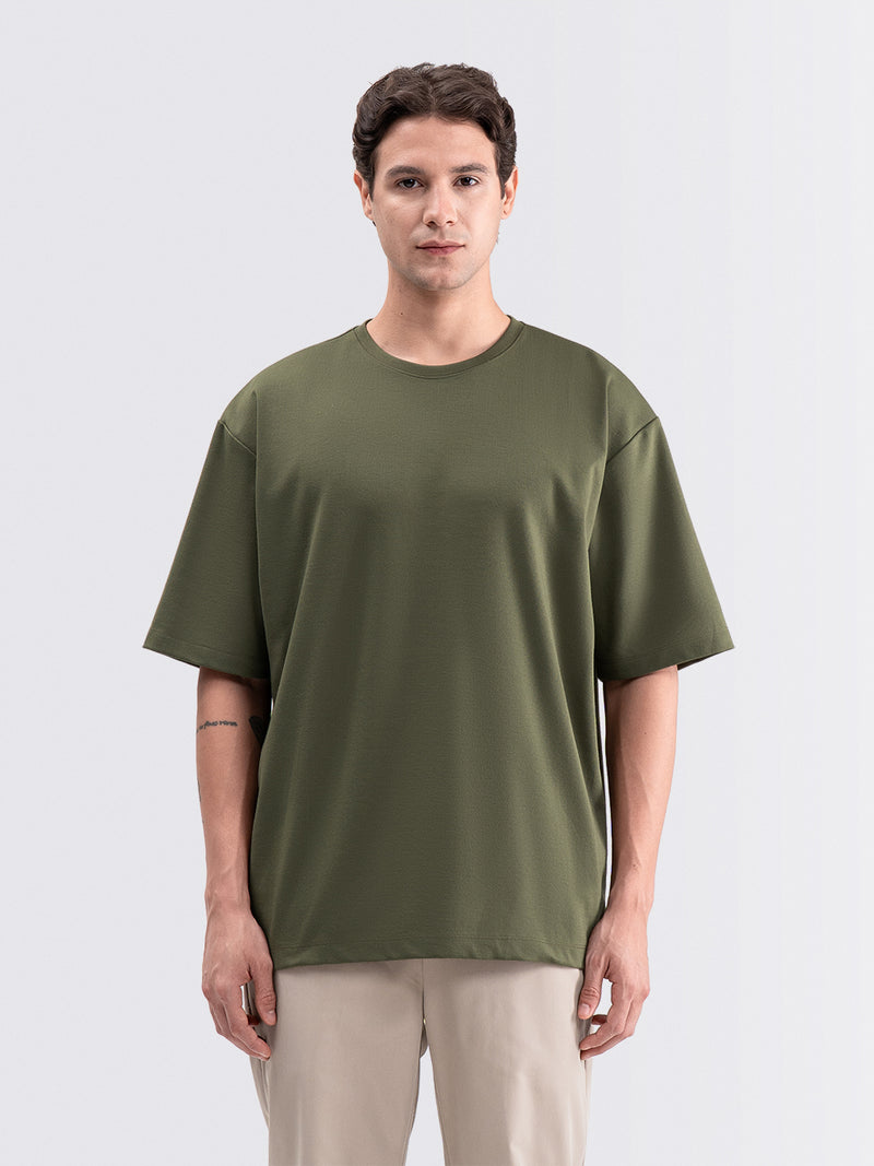 Boxy Ease Tee Olive