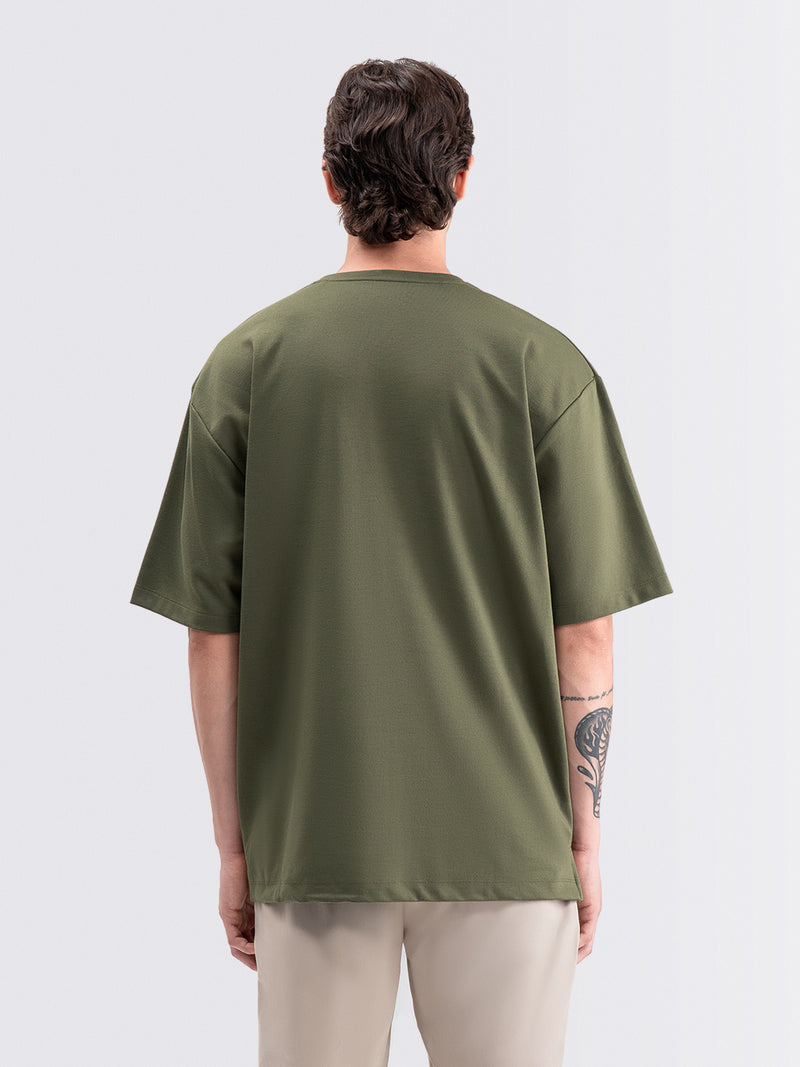 Boxy Ease Tee Olive