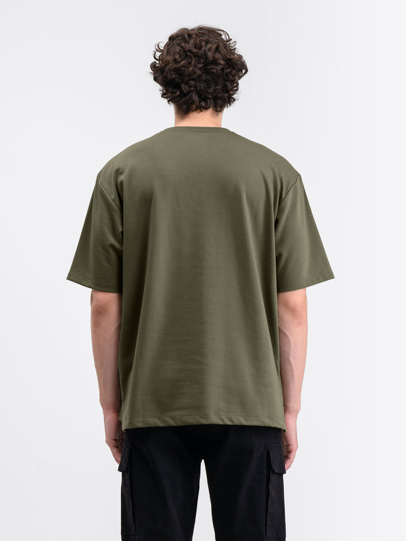 Boxy Ease Tee Olive