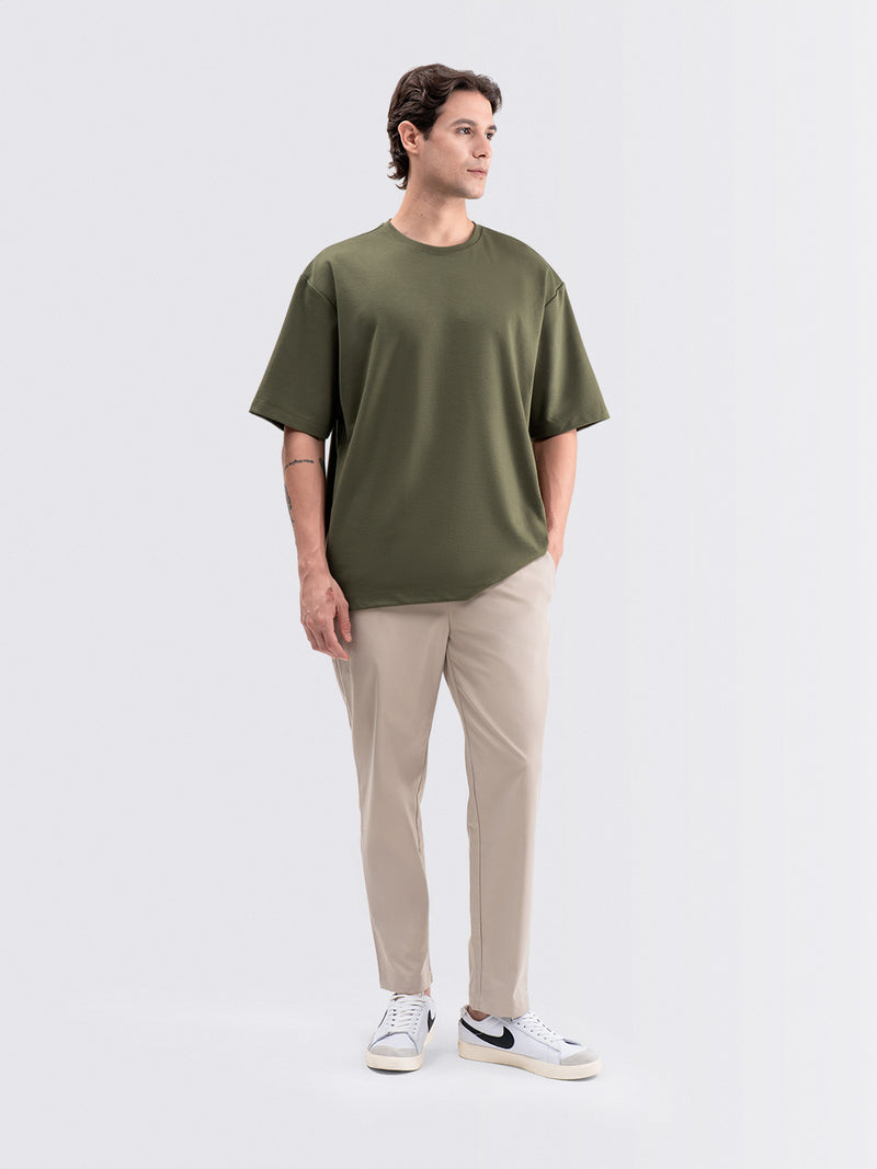Boxy Ease Tee Olive
