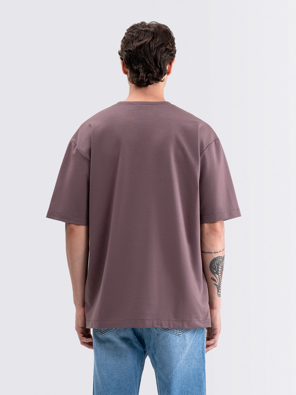 Boxy Ease Tee Plum