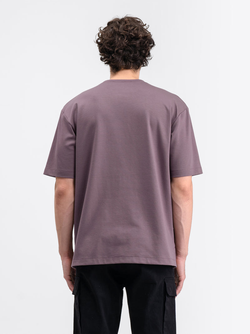 Boxy Ease Tee Plum