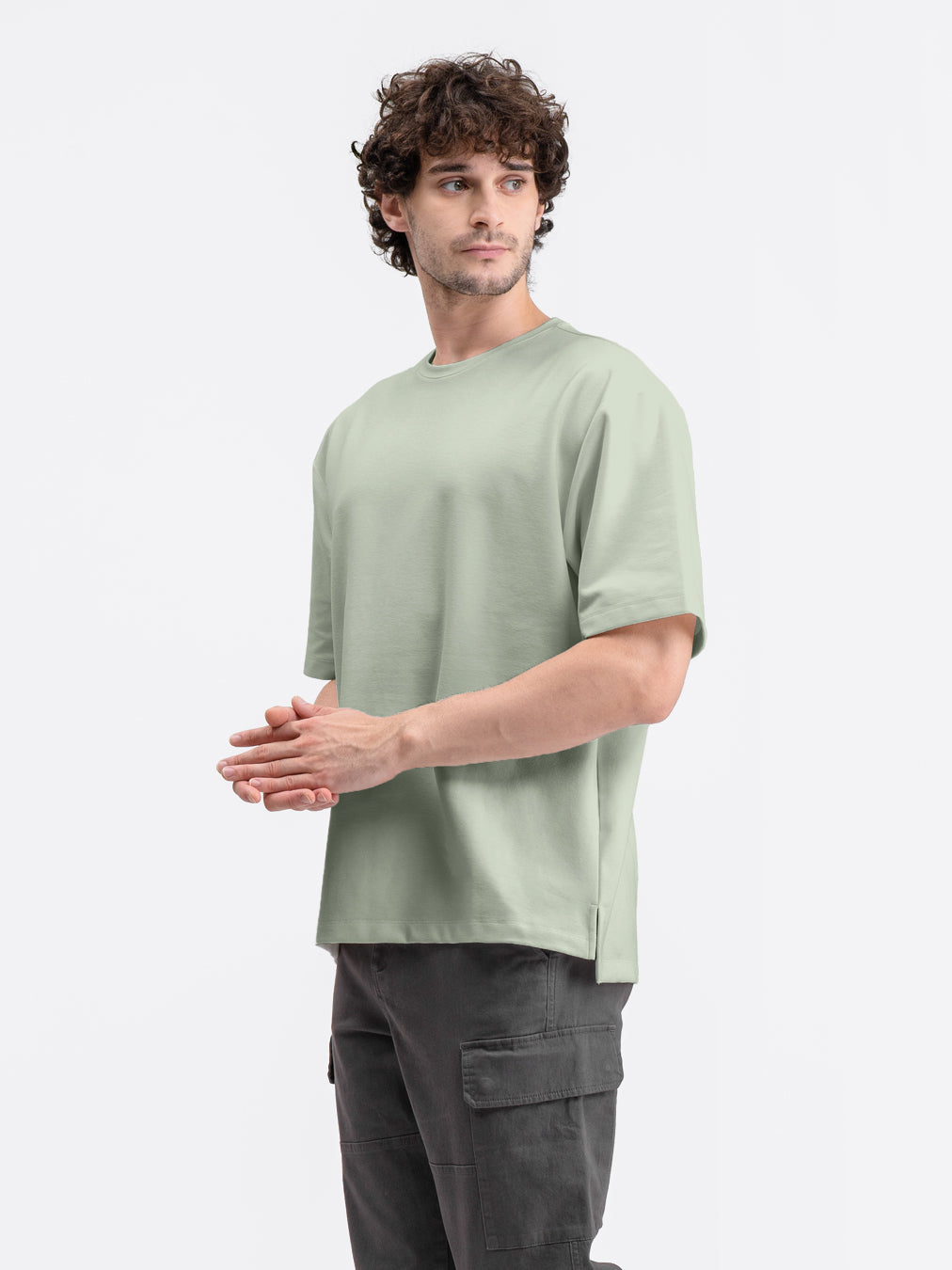 Boxy Ease Tee Sage