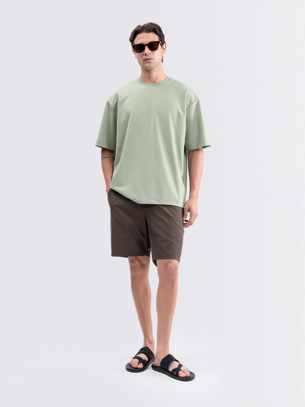 Boxy Ease Tee Sage