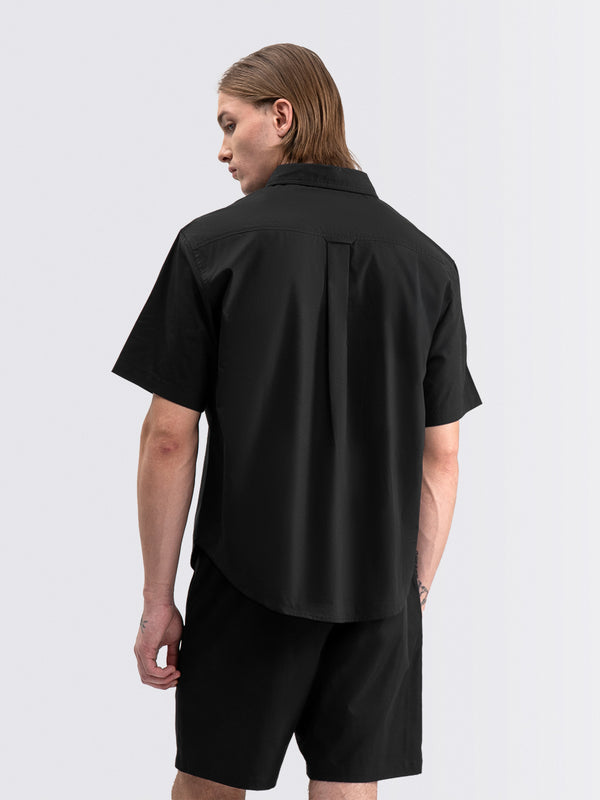 Boxy Short Shirt Black