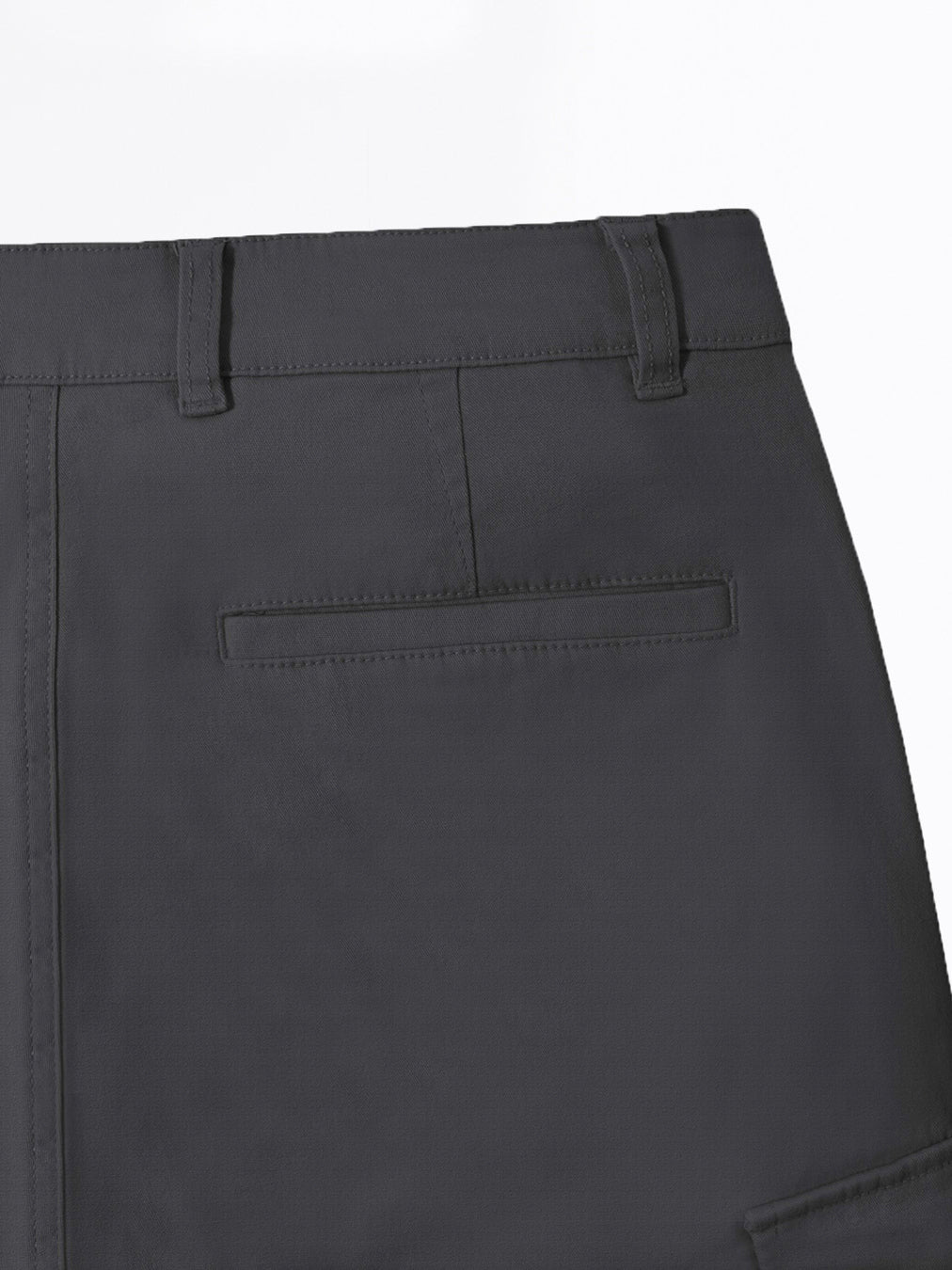 Cargo Straight Pants Dark Gray