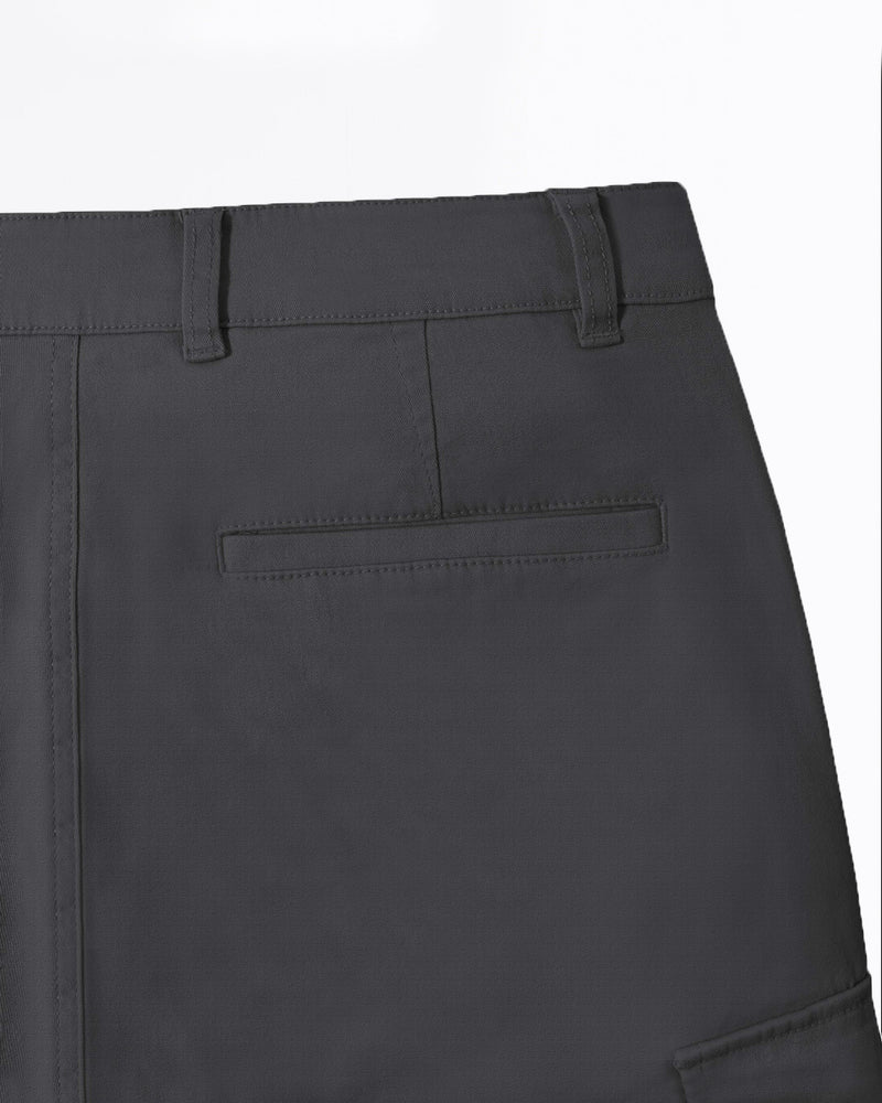 Cargo Straight Pants Dark Gray