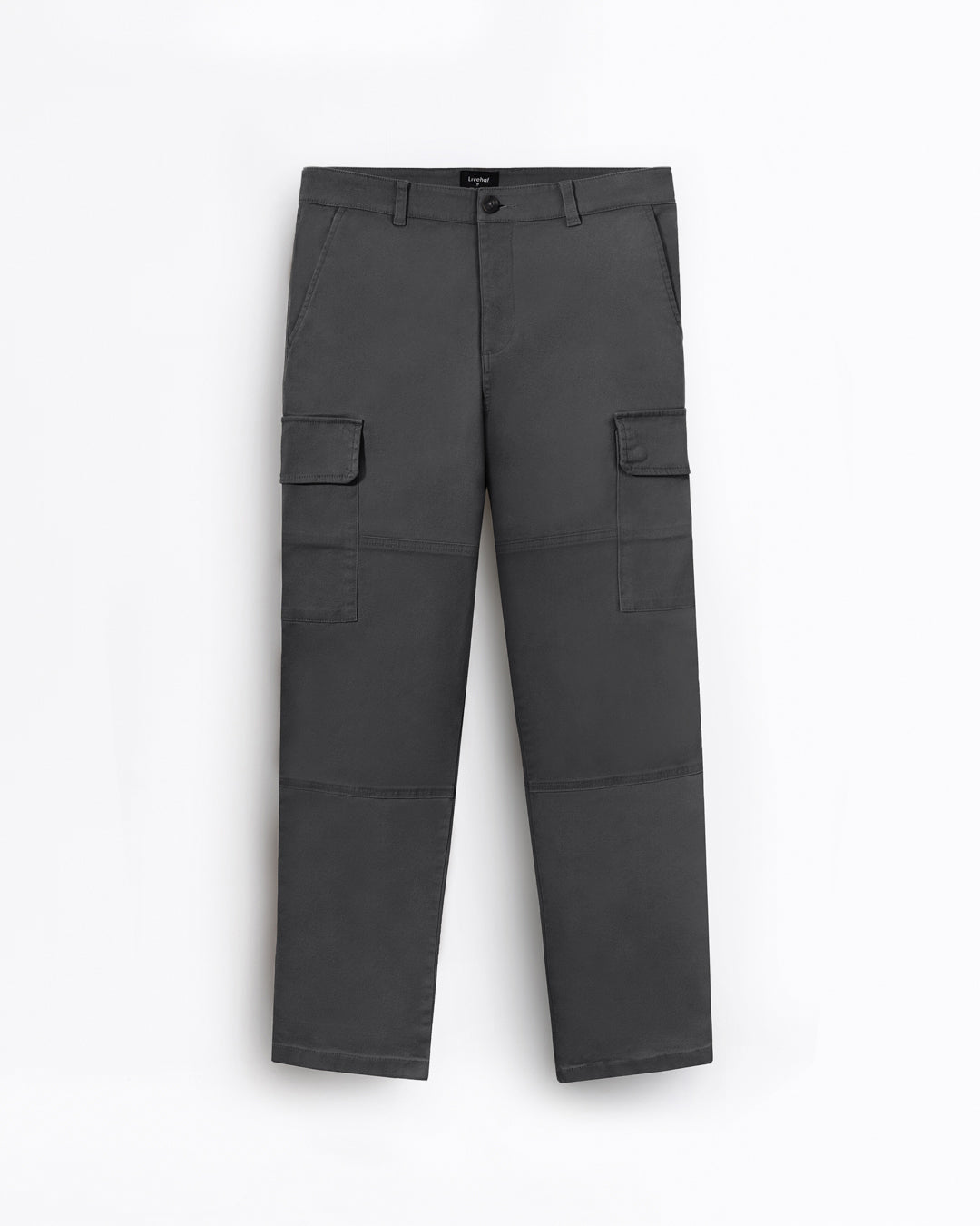 Cargo Straight Pants Dark Gray