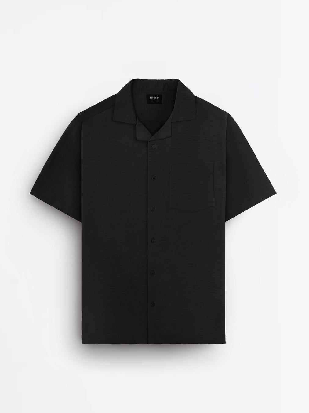 Cuban Short Shirt Black