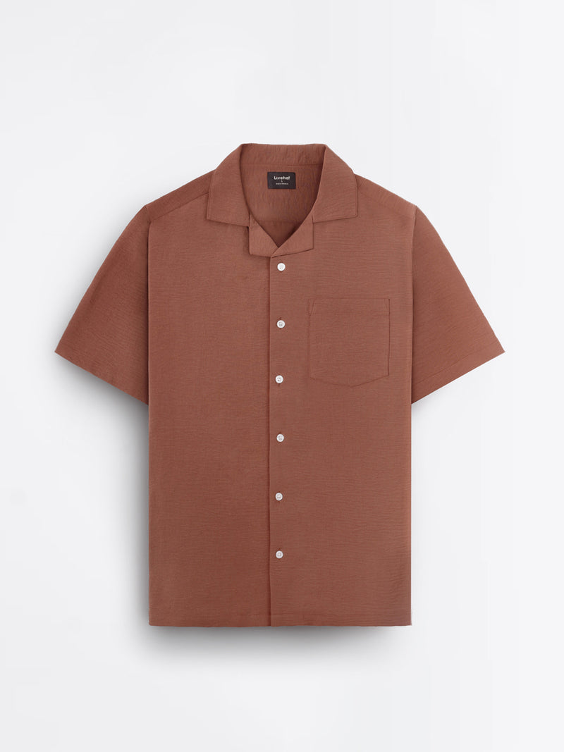 Cuban Short Shirt Coffee