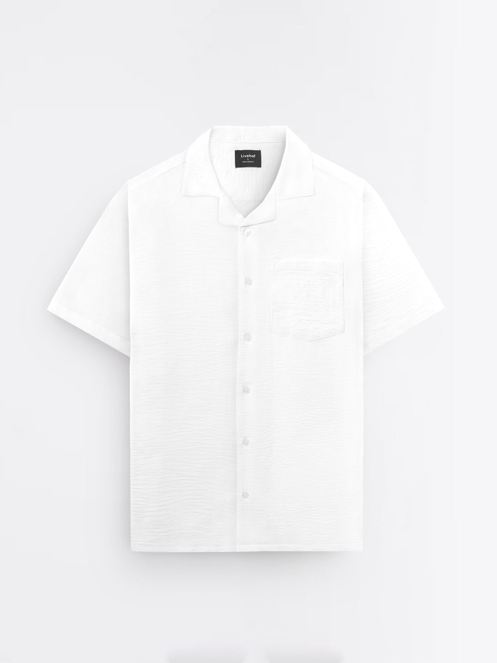 Cuban Short Shirt White