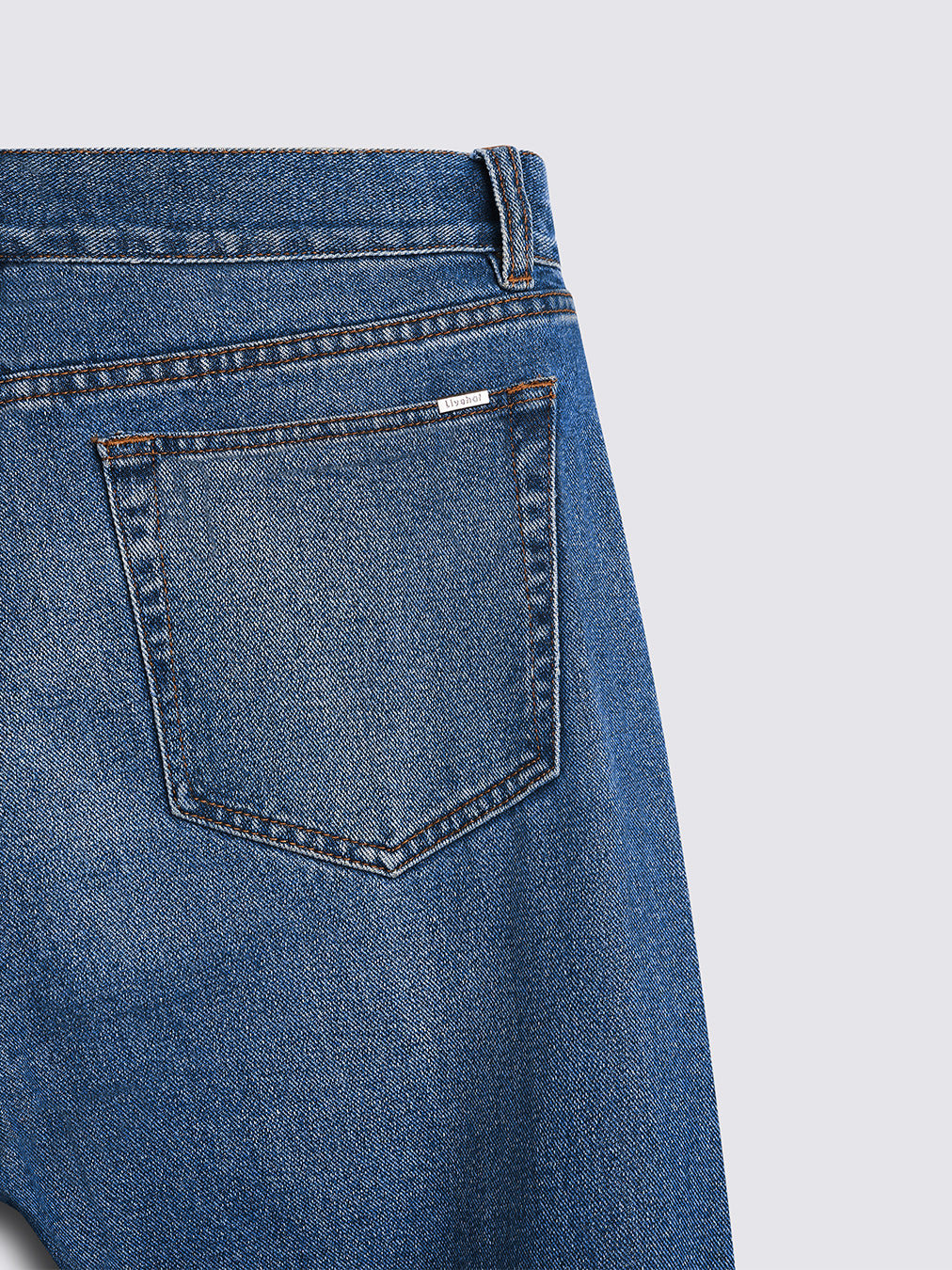 Destroy Wash Jeans Mid Blue