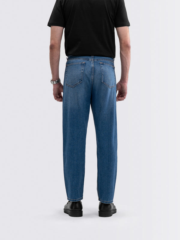 Destroy Wash Jeans Mid Blue