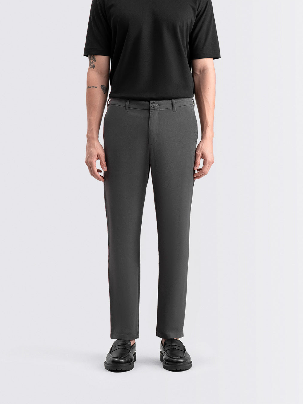 Essential Chino Pants Dark Gray