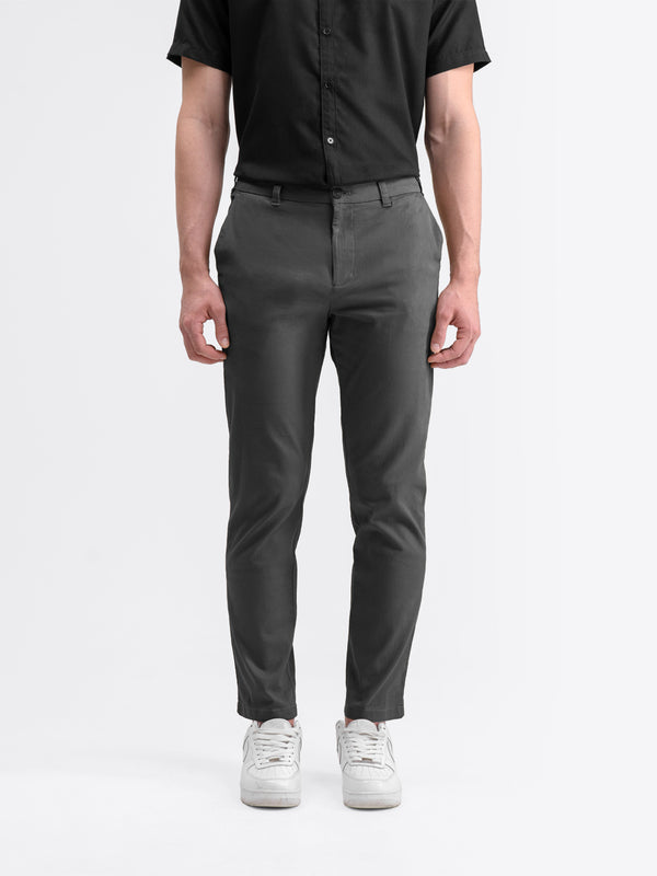 Essential Chino Pants Dark Gray