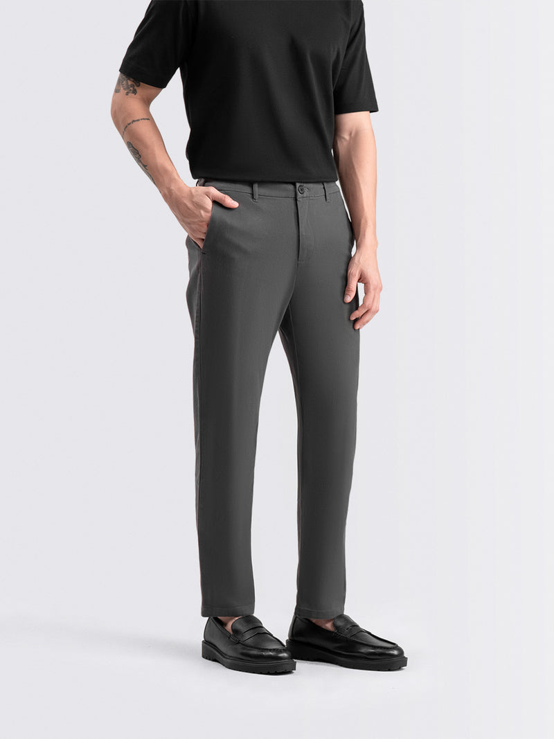 Essential Chino Pants Dark Gray