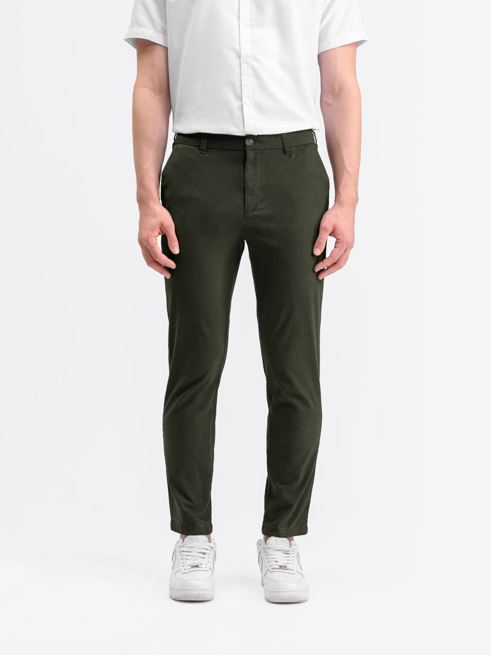 Essential Chino Pants Green Army