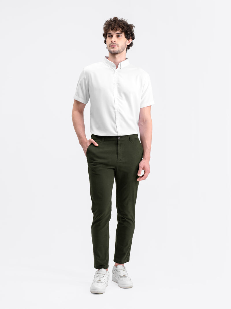 Essential Chino Pants Green Army