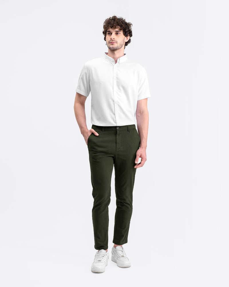 Essential Chino Pants Green Army