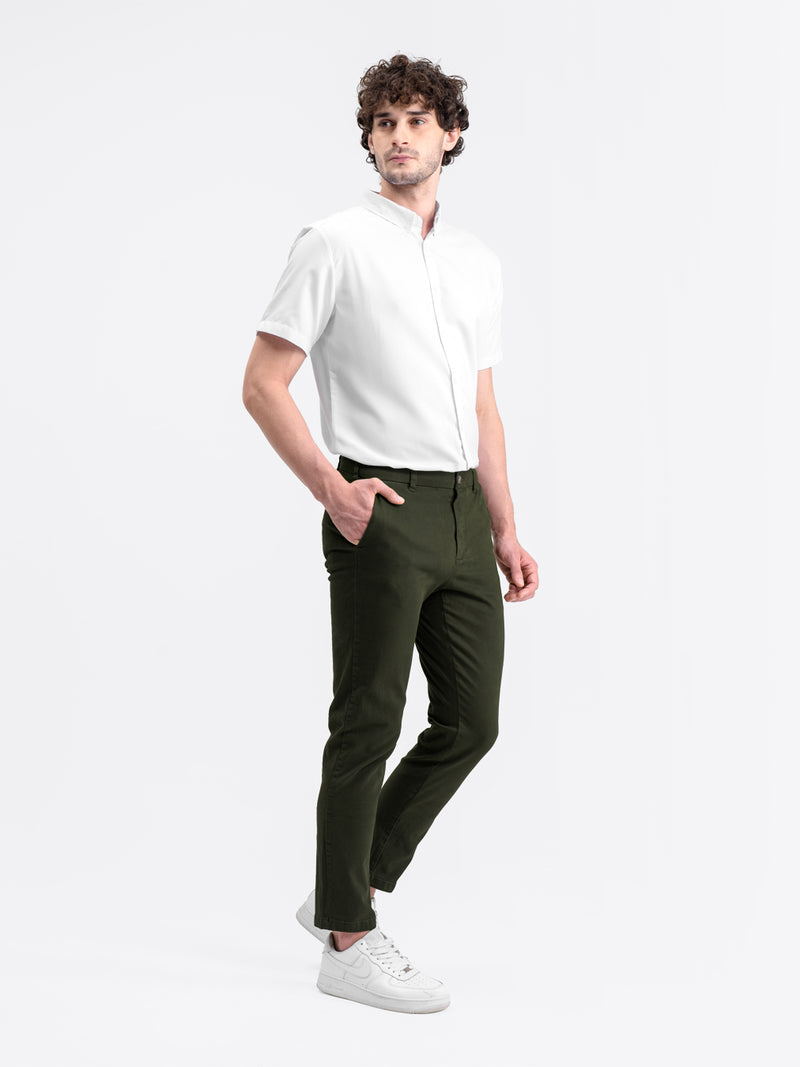 Essential Chino Pants Green Army