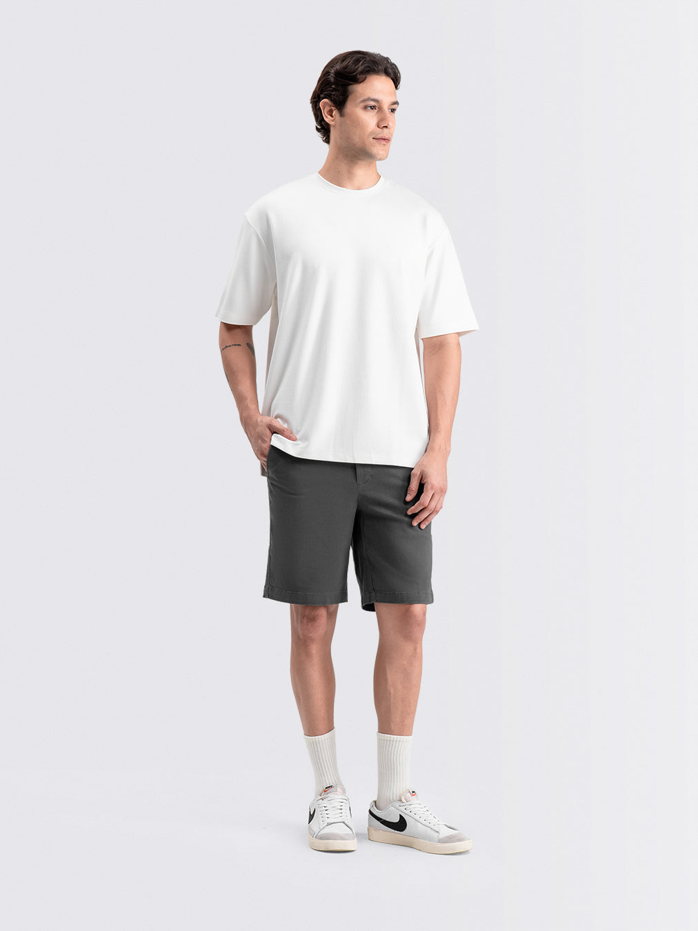 Essential Chino Shorts Dark Gray
