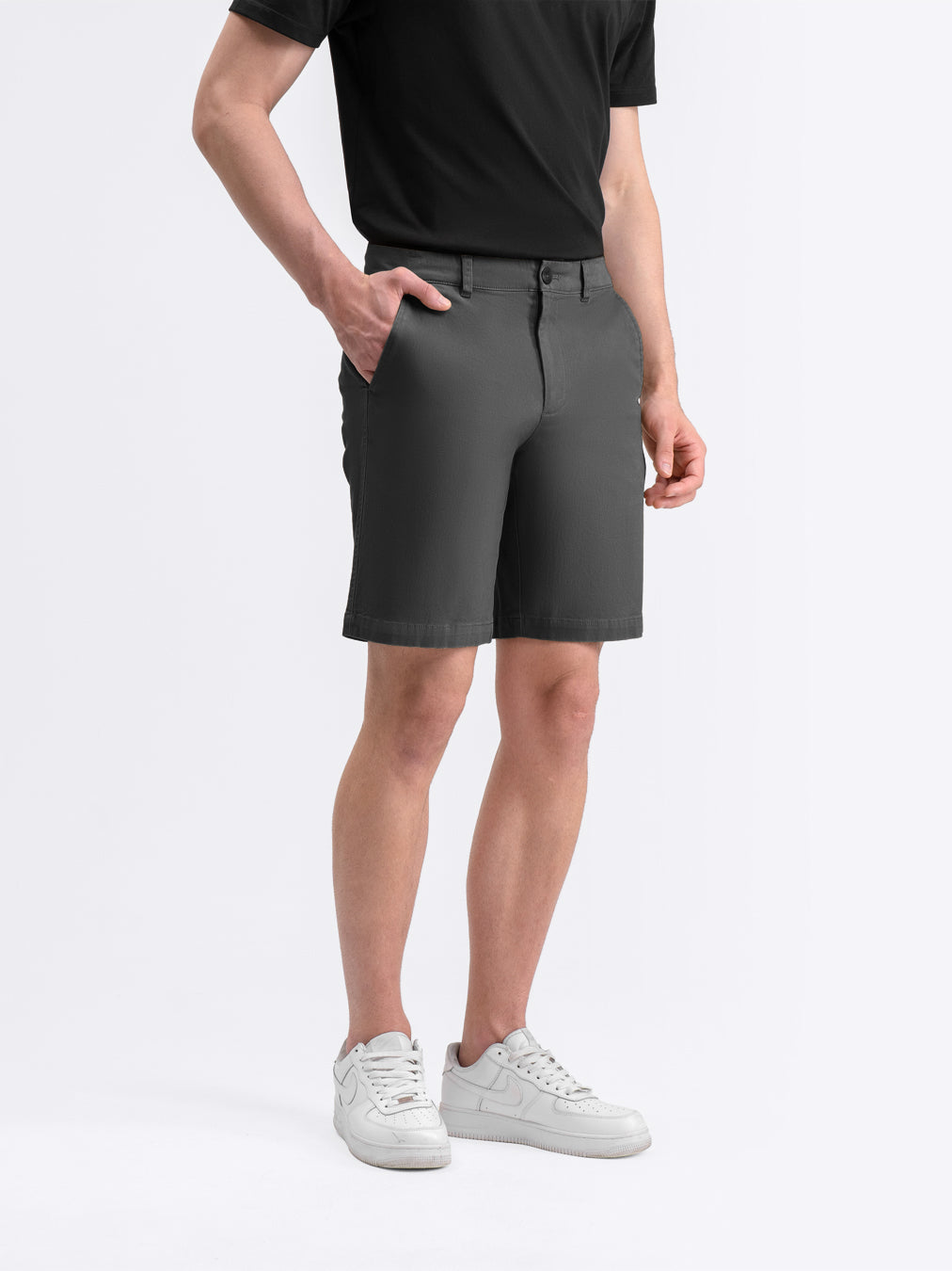 Essential Chino Shorts Dark Gray