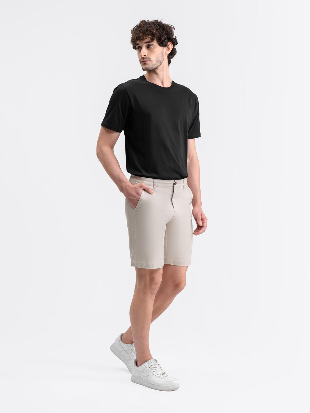 Essential Chino Shorts Light Cream