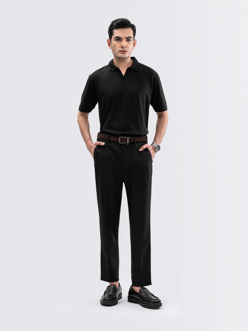 Expand Waist Pants Black