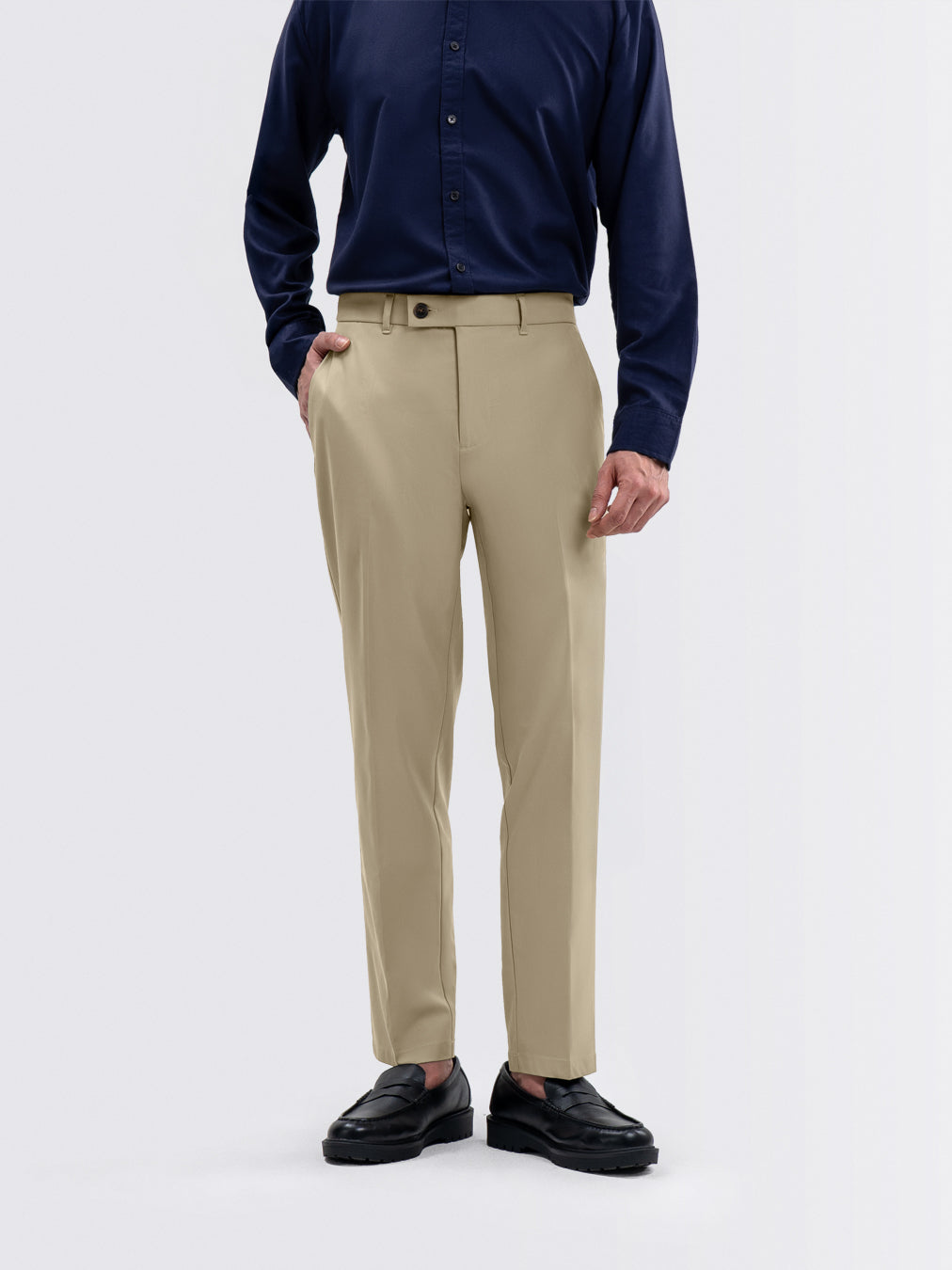 Feather Chino Pants Beige
