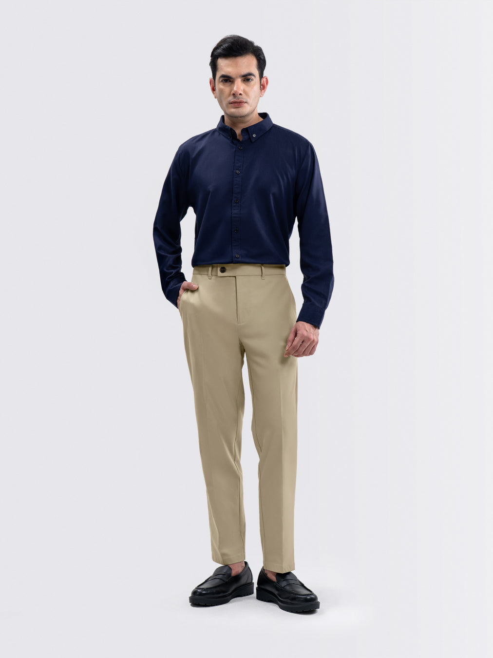 Feather Chino Pants Beige