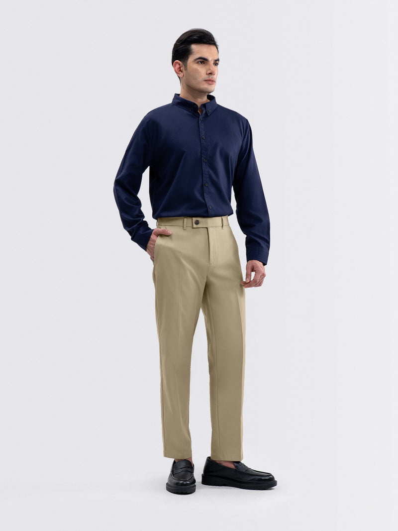 Feather Chino Pants Beige