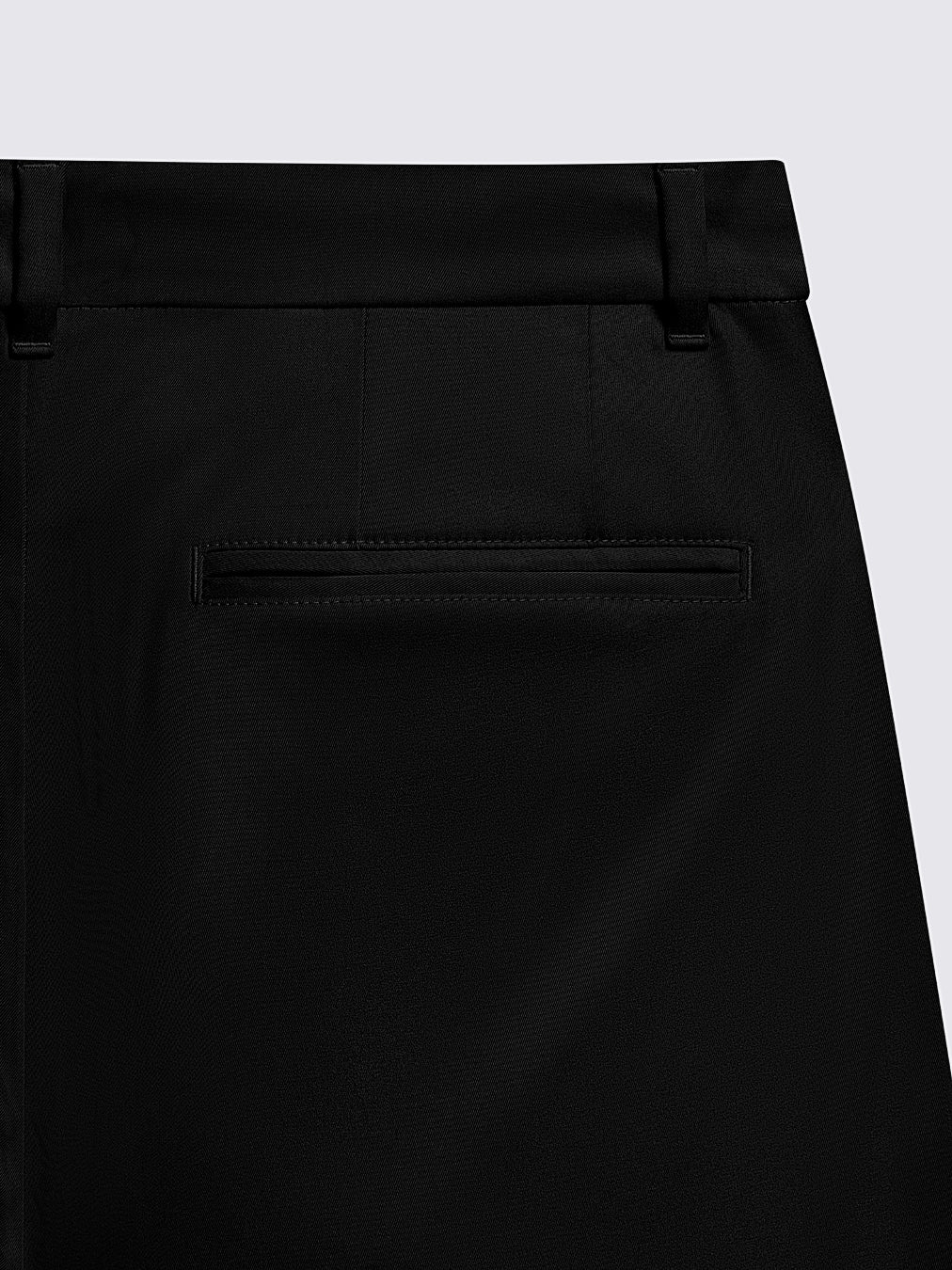 Feather Chino Pants Black