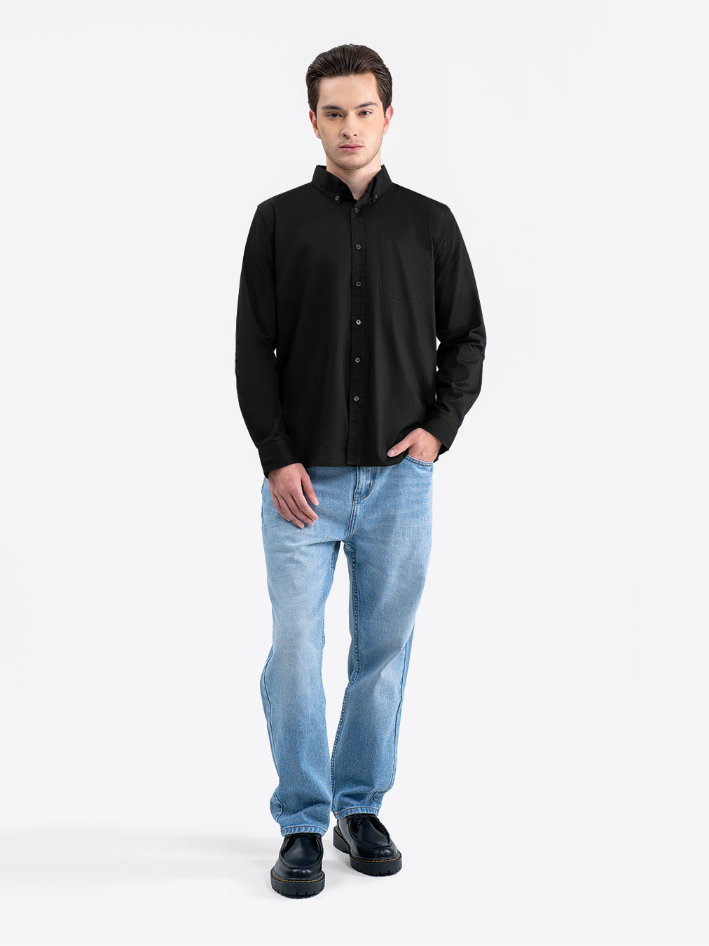 Futon Long Shirt Black