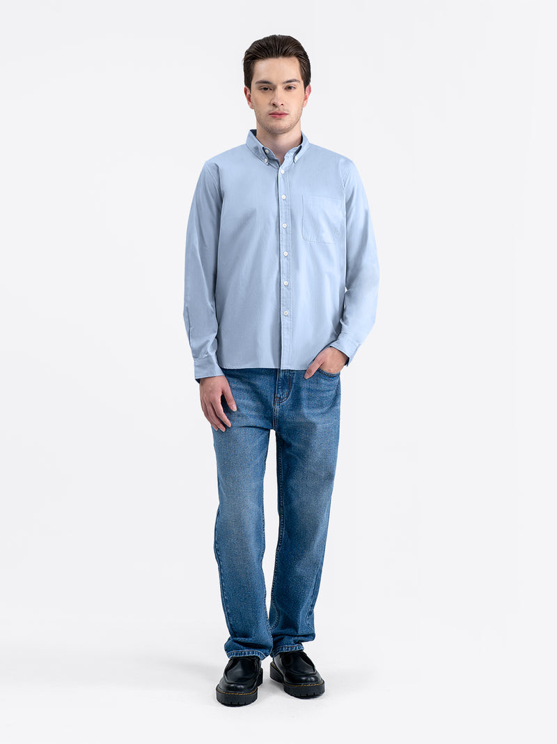 Futon Long Shirt Sky Blue