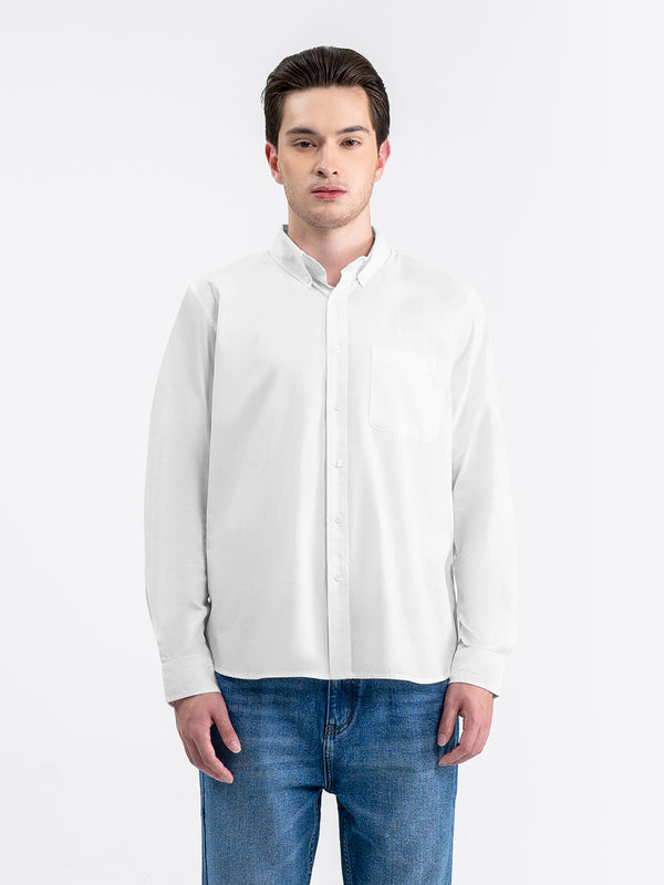 Futon Long Shirt White