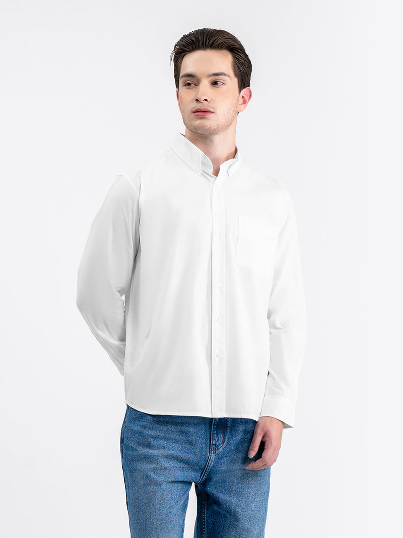 Futon Long Shirt White