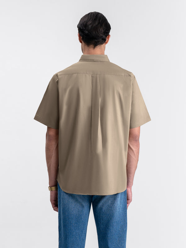 Futon Short Shirt Beige