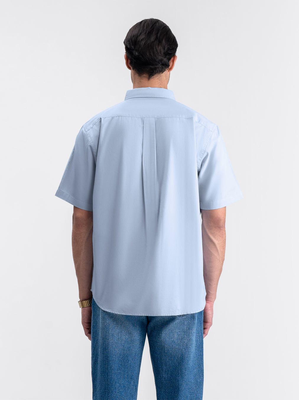 Futon Short Shirt Sky Blue