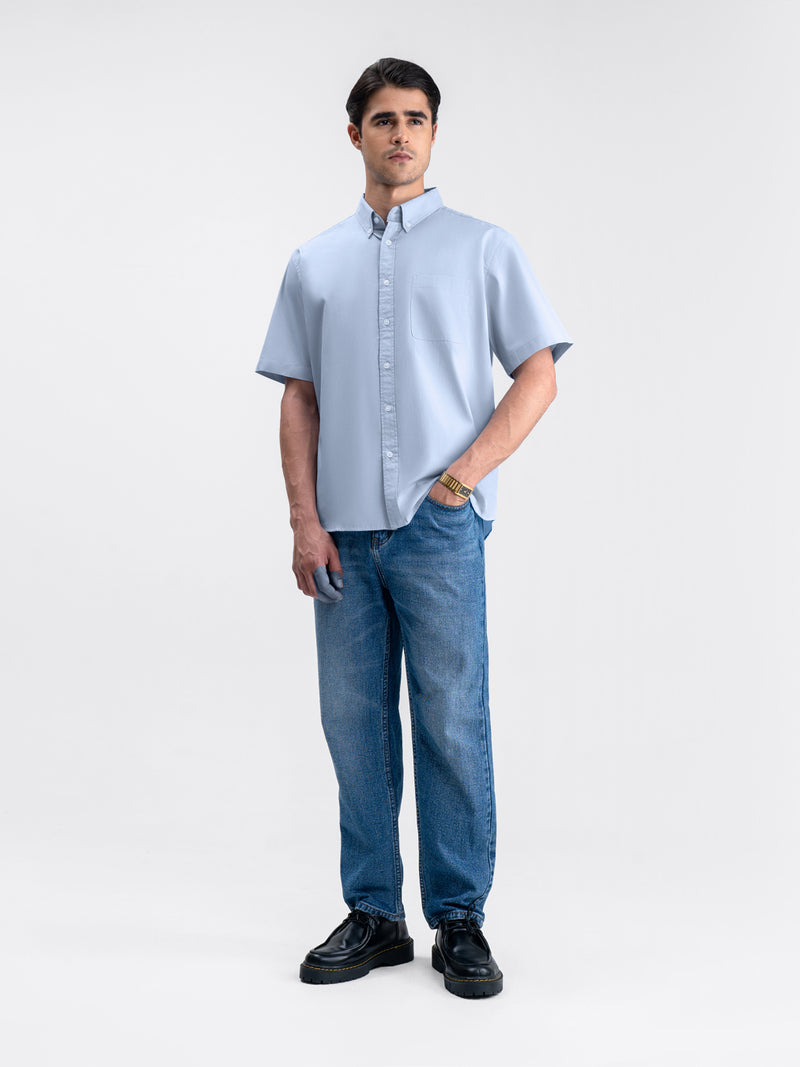 Futon Short Shirt Sky Blue