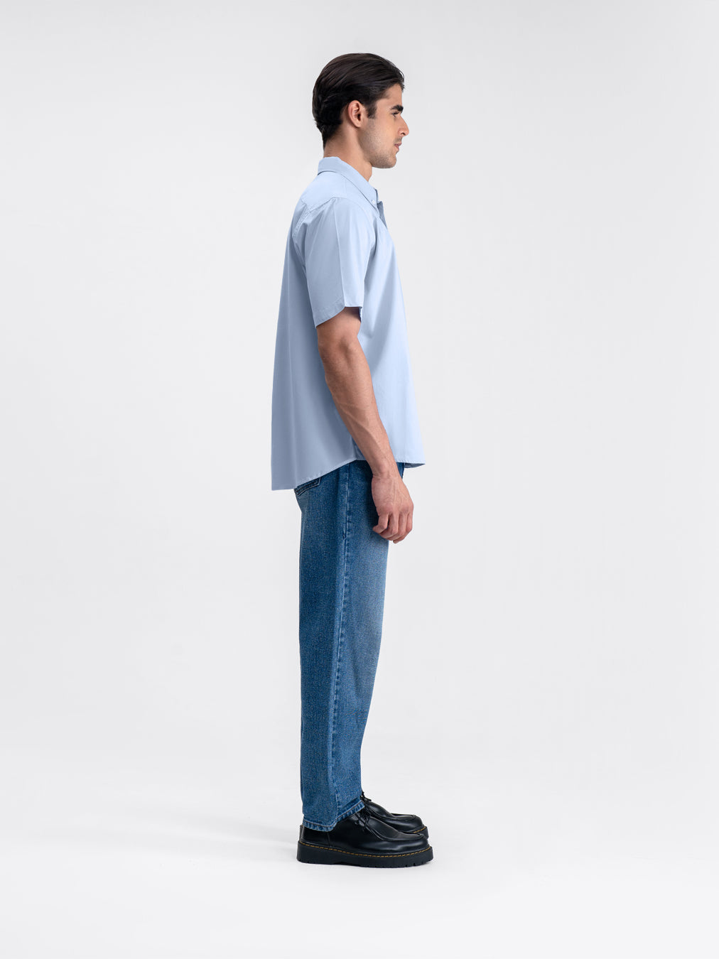 Futon Short Shirt Sky Blue