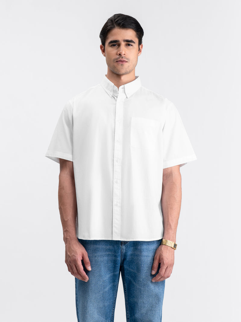 Futon Short Shirt White