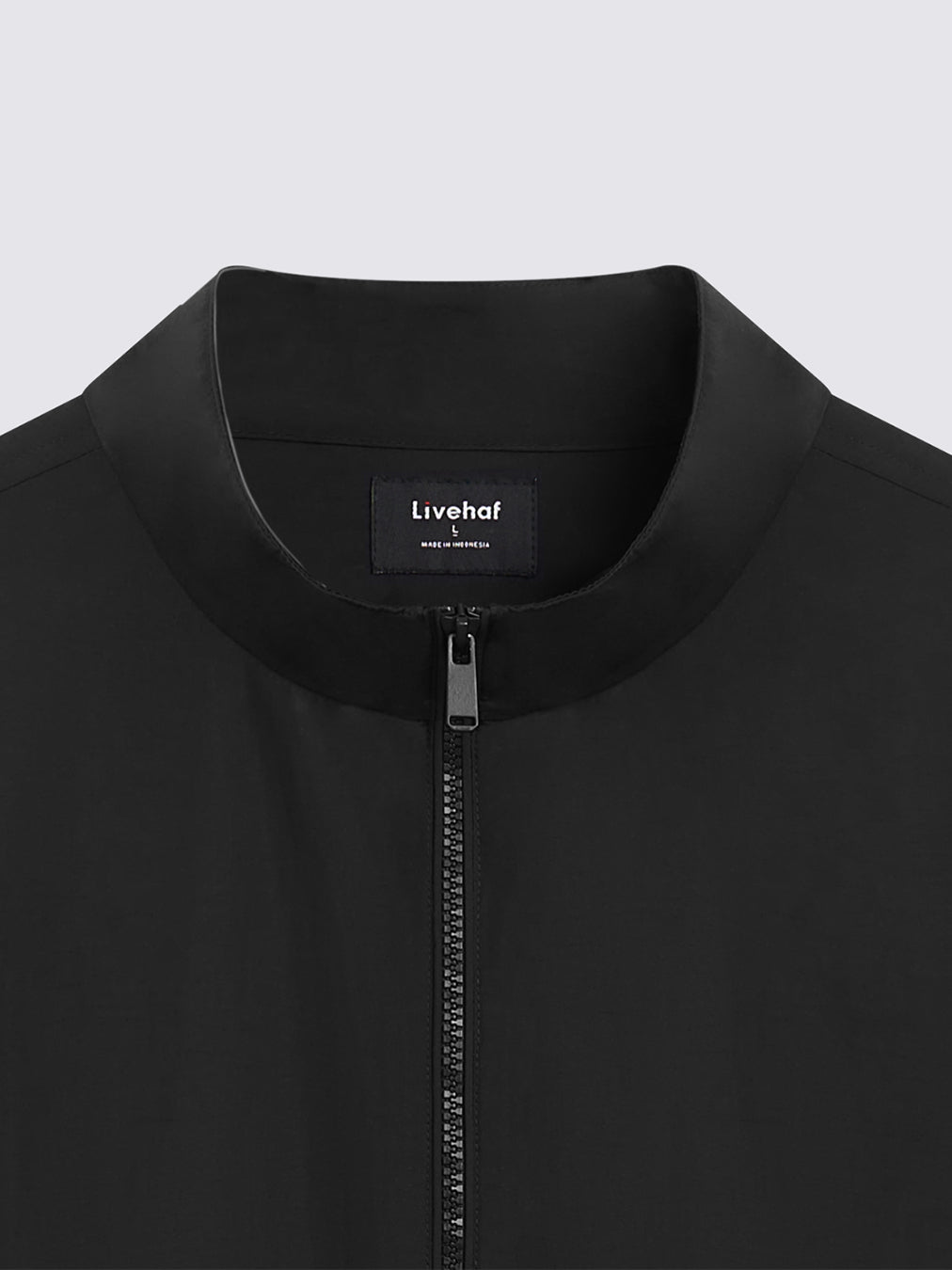 Geared Crinkle Jacket Black