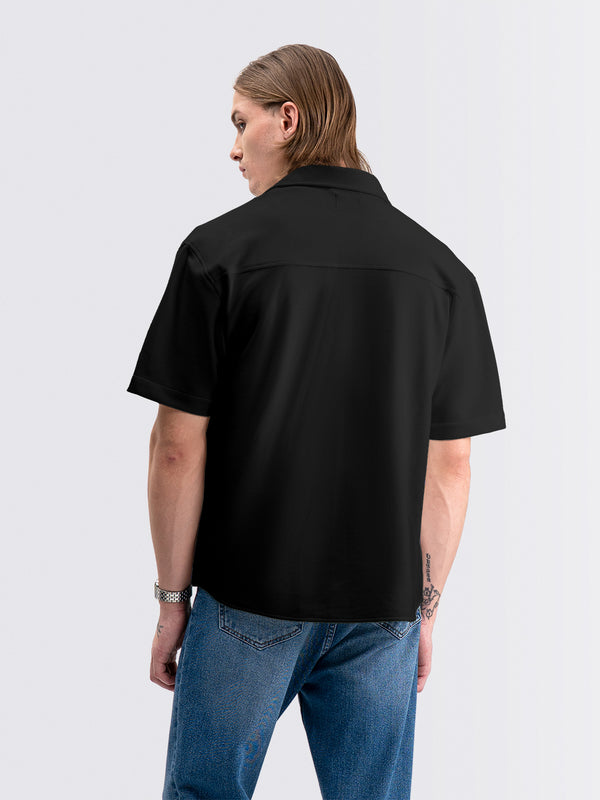 Oversized Twine Shirts Black