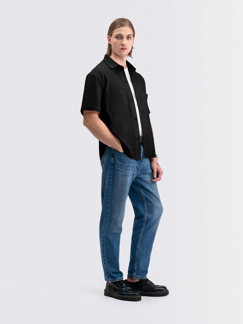 Oversized Twine Shirts Black