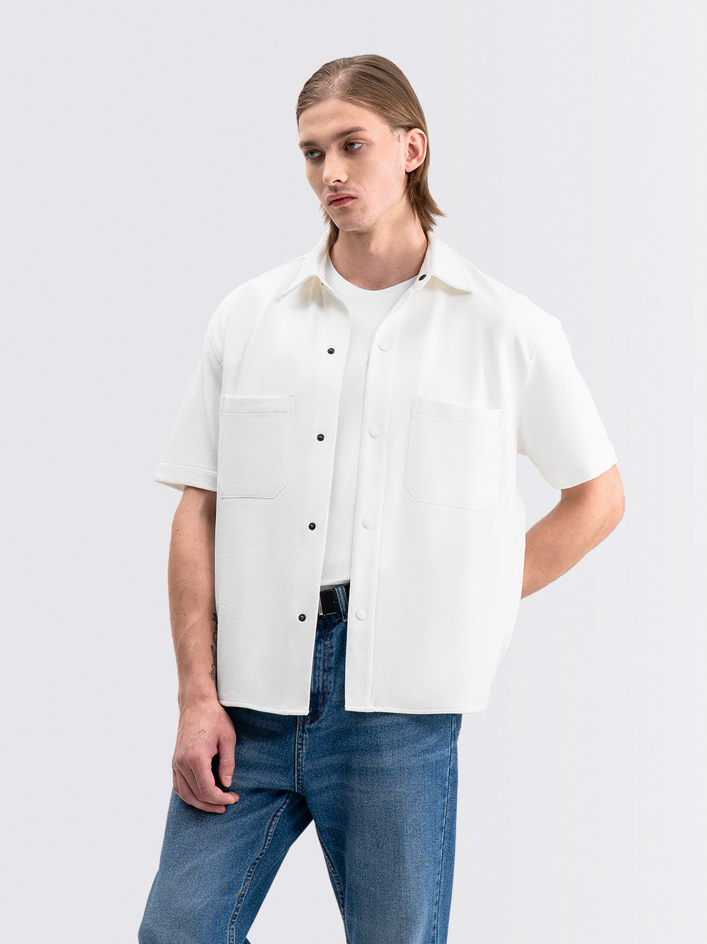 Oversized Twine Shirts Natural
