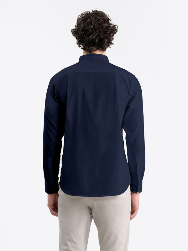 Oxford Long Shirt Midnight Blue