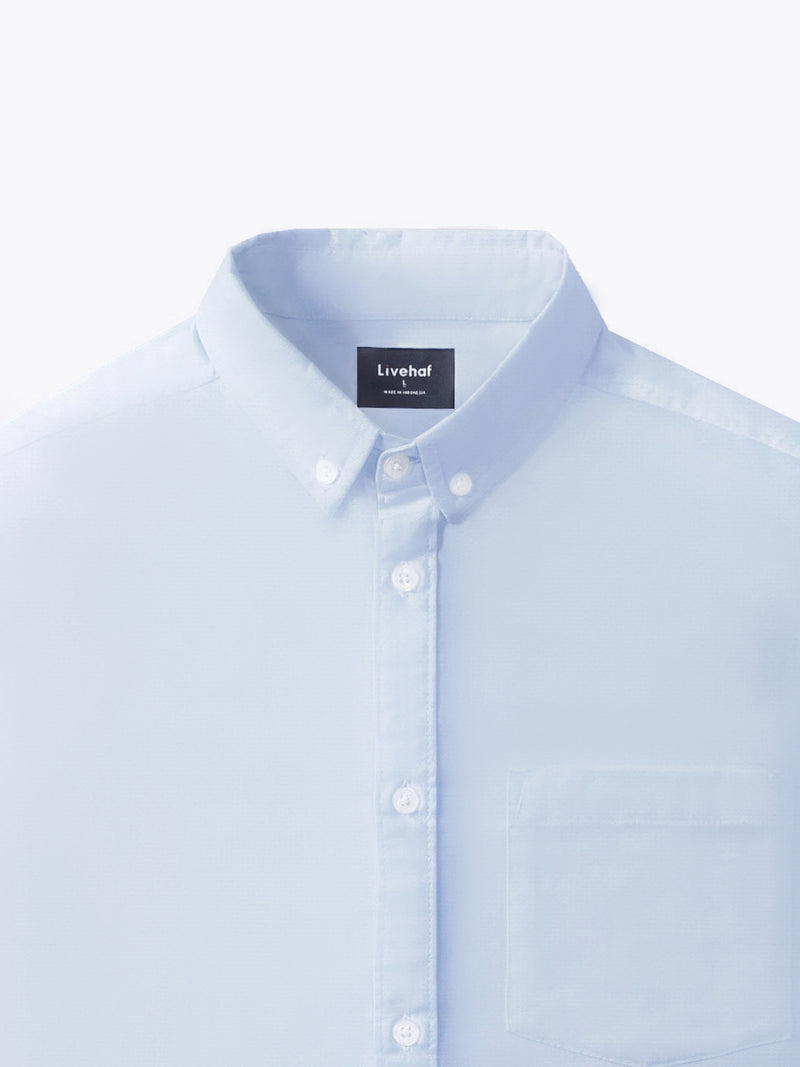 Oxford Long Shirt Sky Blue