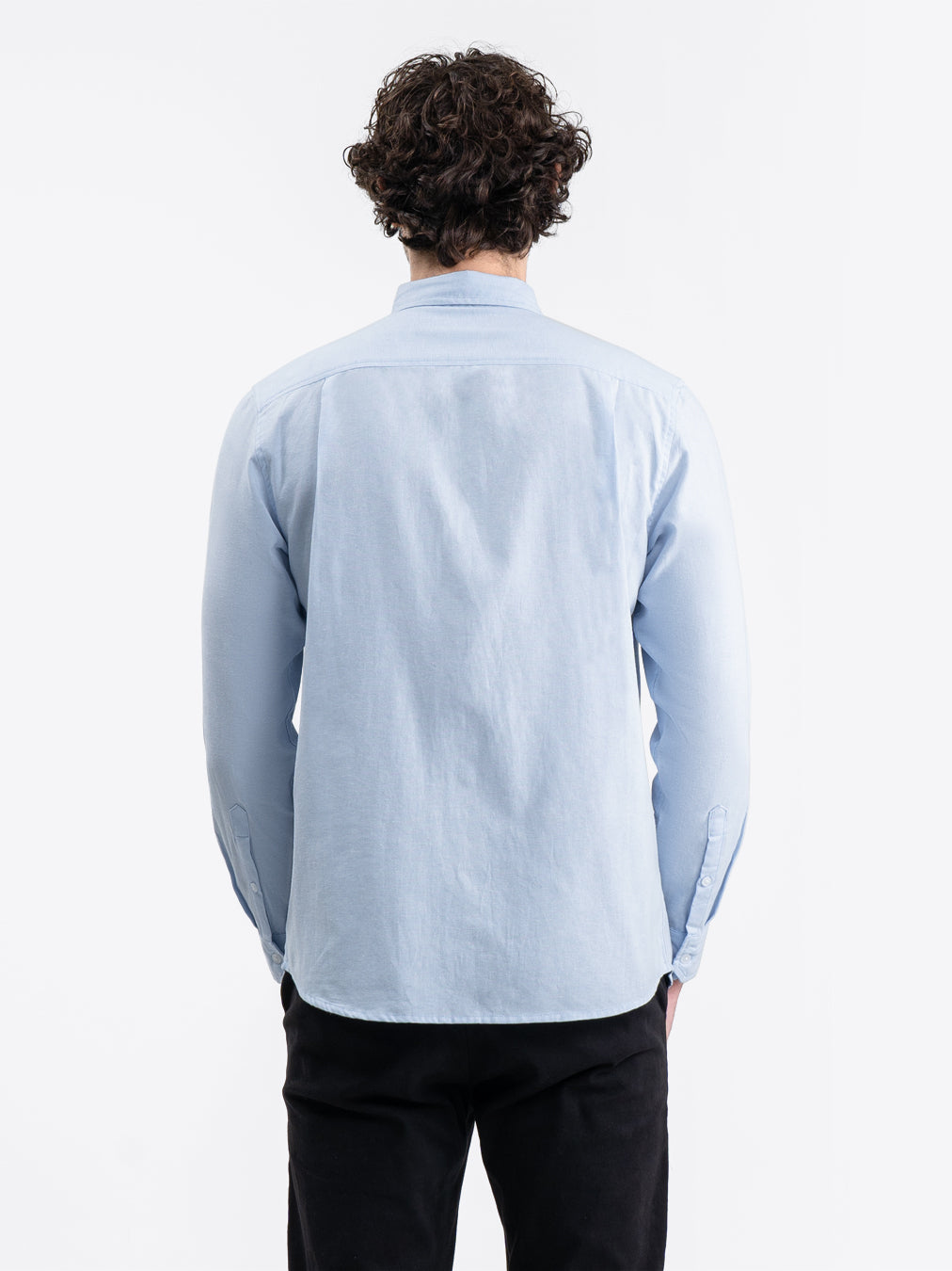 Oxford Long Shirt Sky Blue