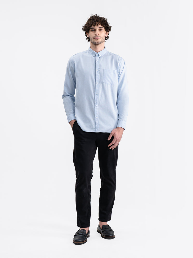 Oxford Long Shirt Sky Blue